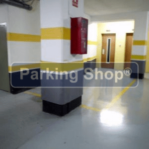 Bobina espuma pared parking amarilla/negra