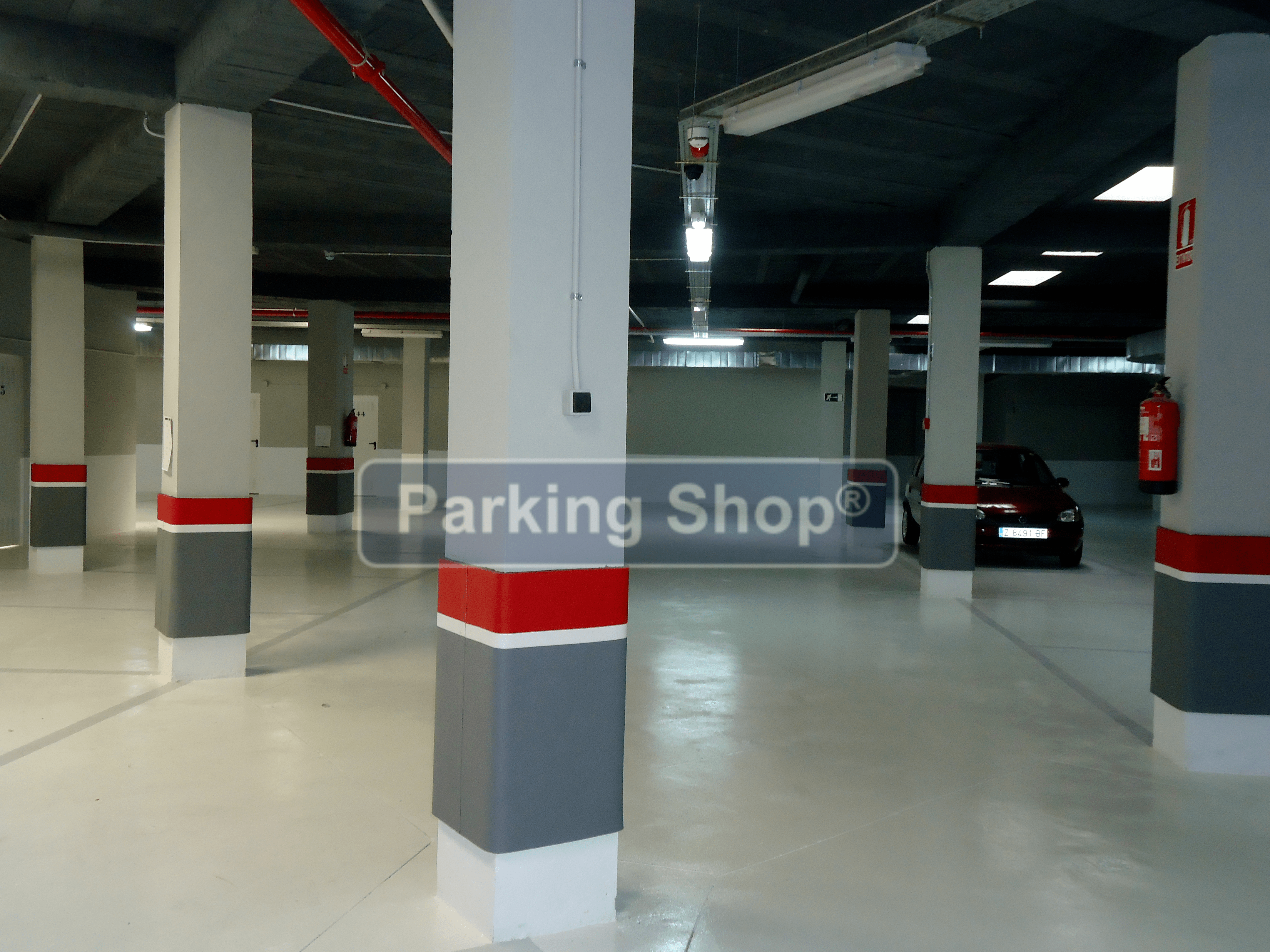 Protector Columna Parking y evitar roces en aparcamientos. Video.