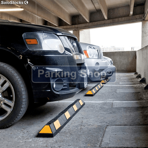 Tope de goma para estacionamiento de vehículos de garaje
