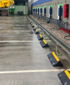Topes de estacionamiento de caucho para autobuses - camiones- Modelo HERCULES
