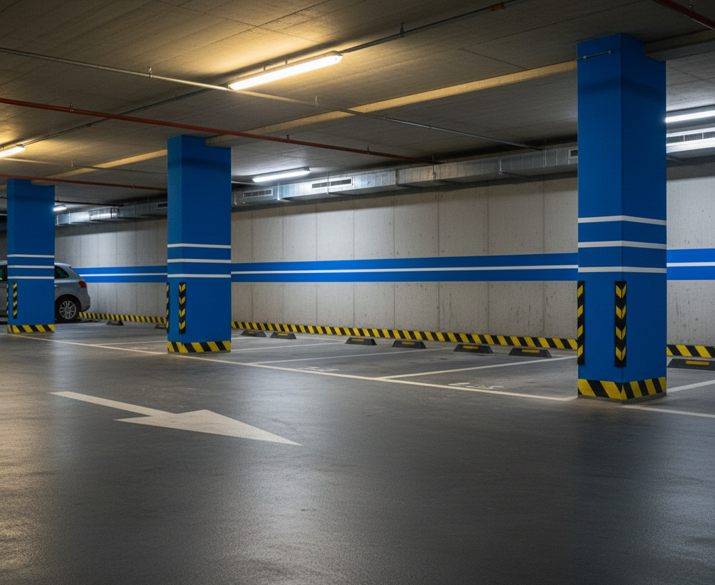 protección paredes garaje