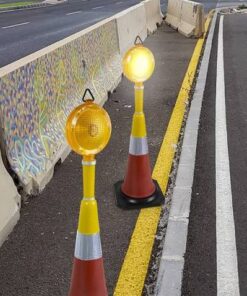 Balizas luminosas para conos de señalización