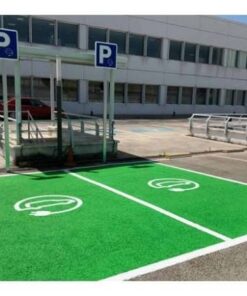 Pinturas y señales para estaciones de carga eléctrica
